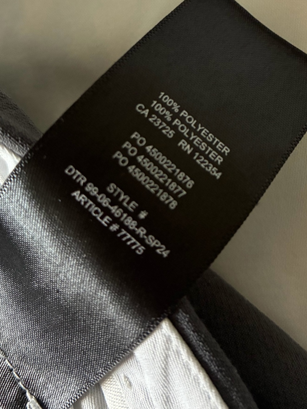 ARITZIA Charcoal Pleated Wide Leg High-Waist Trousers Size 14 - Picture 12 of 12